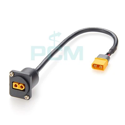 패널 마운트 XT60 배터리 커넥터 확장 케이블 RC LIPO 배터리 FPV 드론