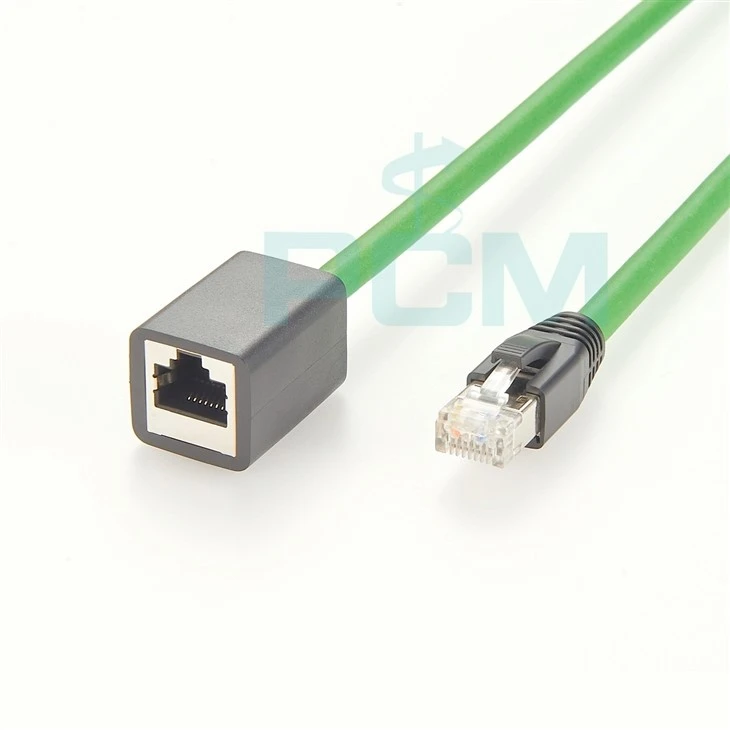 High Flex RJ45 Male to Female Profinet Extension Cable