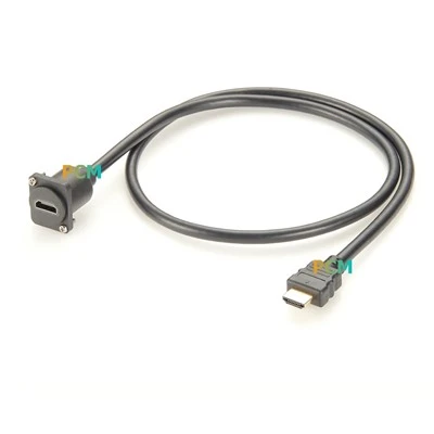 HDMI D-유형 패널 장착 케이블