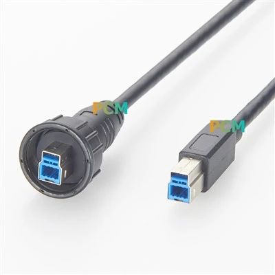 산업 등급 IP67 방수 USB 케이블 어셈블리