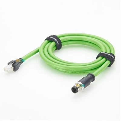 M12 D 코드 남성 - RJ45 남성 Profinet 케이블